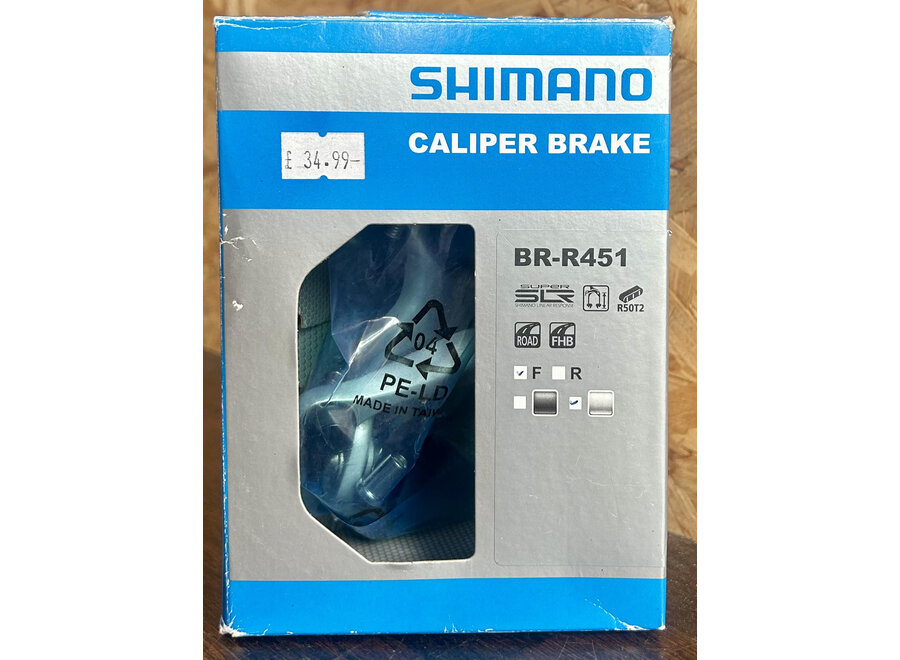 BR-R451 Dual-Pivot Brake Caliper, 57 mm Drop, Silver
