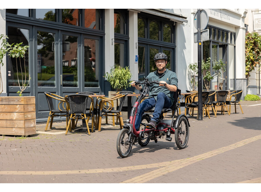 Easy Rider Compact Tricycle Wine Red Matt