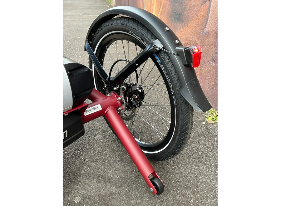 Demo Easy Rider Compact Tricycle Wine Red Matt