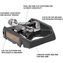 PD-T8000 XT MTB SPD Trekking pedals, single-sided mechanism