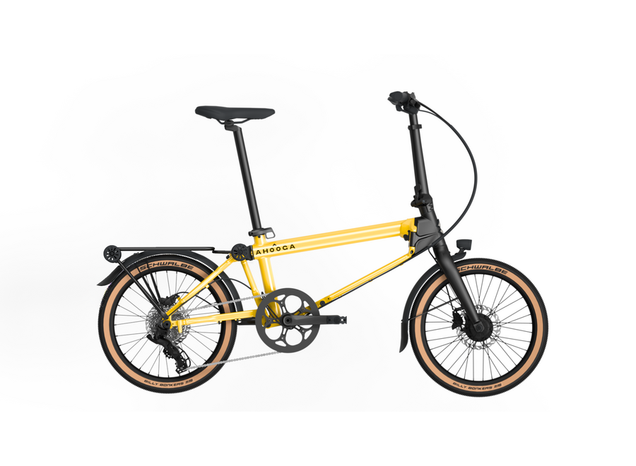 E-MAX Derailleur Bumblebee Yellow + Rack