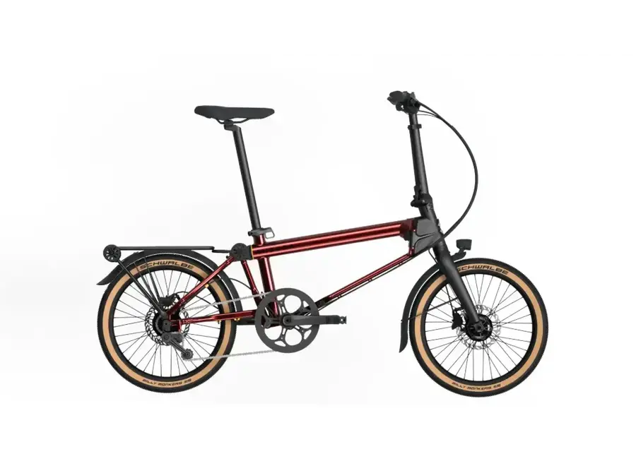 E-MAX Alfine Ruby Red + Rack