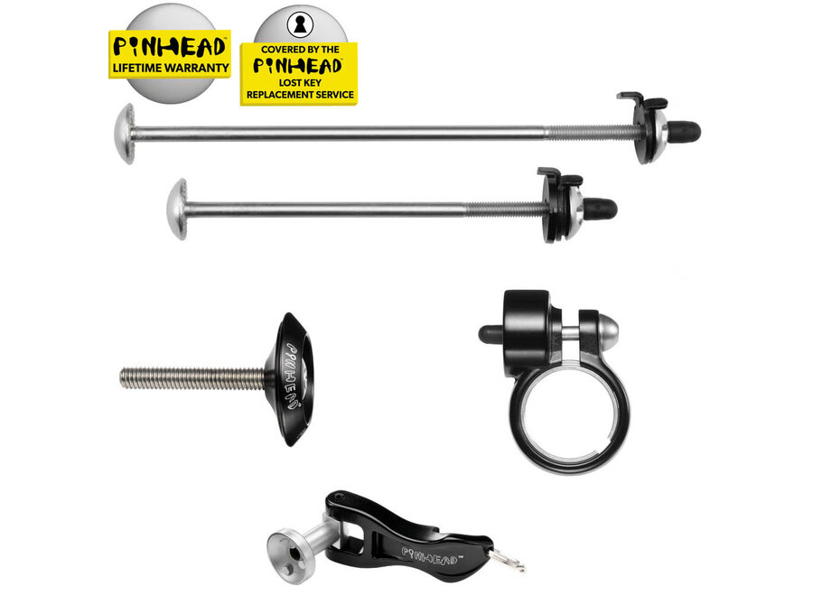 Quick Release 4-Pack for Both Wheels, Seatpost and Headset