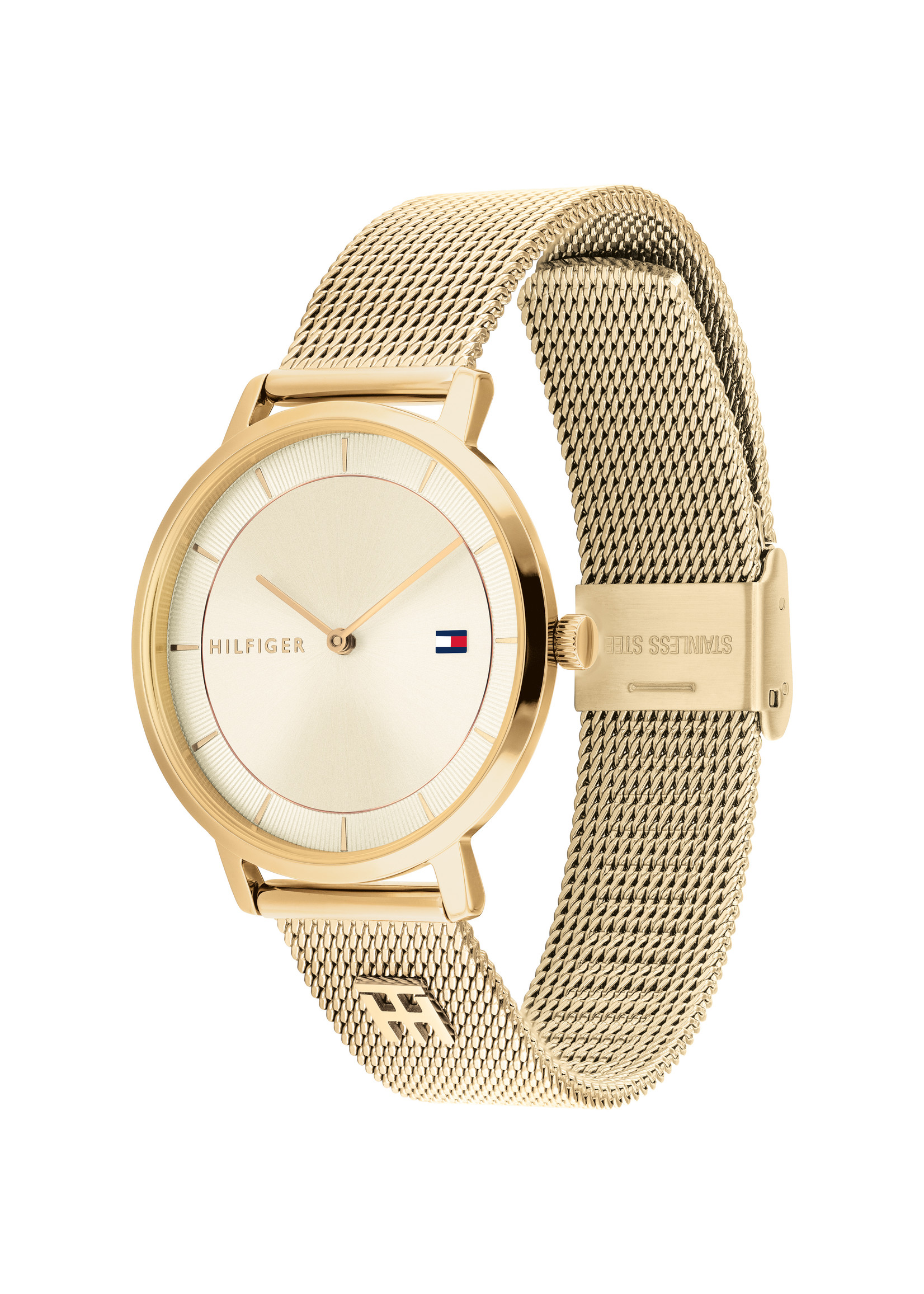 Tommy Hilfiger Horloge - Staal - Goudkleurig - Ø 35 mm Dameshorloge  TH1782286 - watchesonly