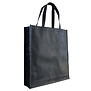 10x Shopper Zwart non woven 40x9x42cm