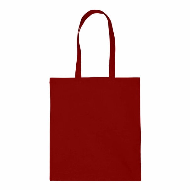 Levertijd ca. 3 werkdagen 25x katoenen tas Rood