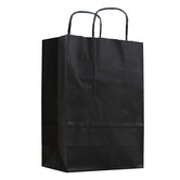 50x Papieren tassen 18x08x24cm met gedraaid handvat