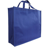 10x Shopper Blauw non woven 54x14x45cm