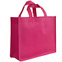 10x Shopper Fuchsia non woven 54x14x45cm