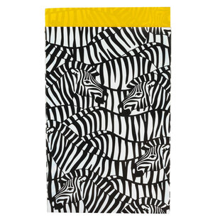 200x papieren zakjes Zebra 12x19cm