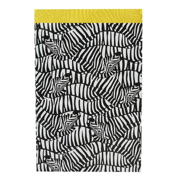 Levering uit voorraad 200x papieren zakjes Zebra 17x25cm