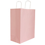 50x papieren tassen Licht roze in diverse formaten