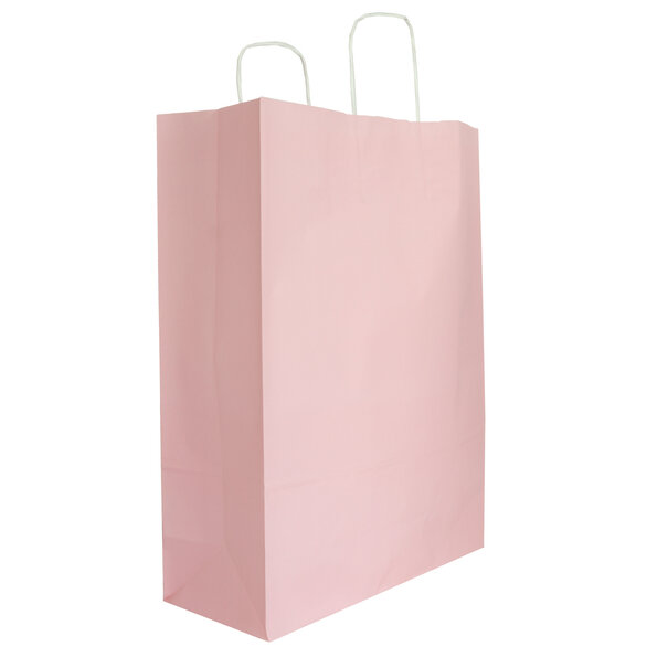 Levering uit voorraad 50x papieren tassen Licht roze in diverse formaten