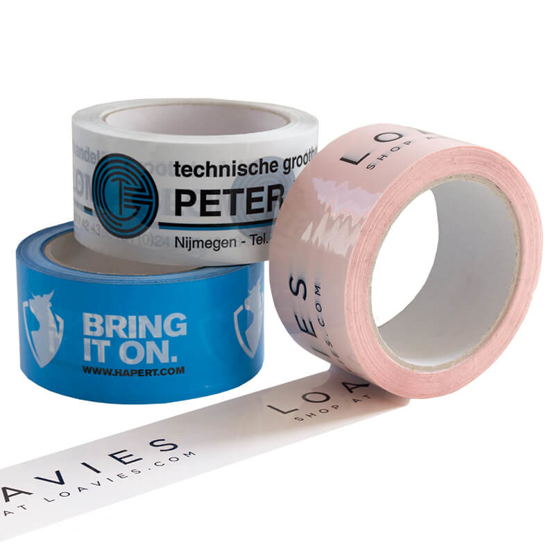 Zijn bekend waarde Slink PP Acryl tape 1 kleur bedrukt - Al vanaf €4,86 per stuk !