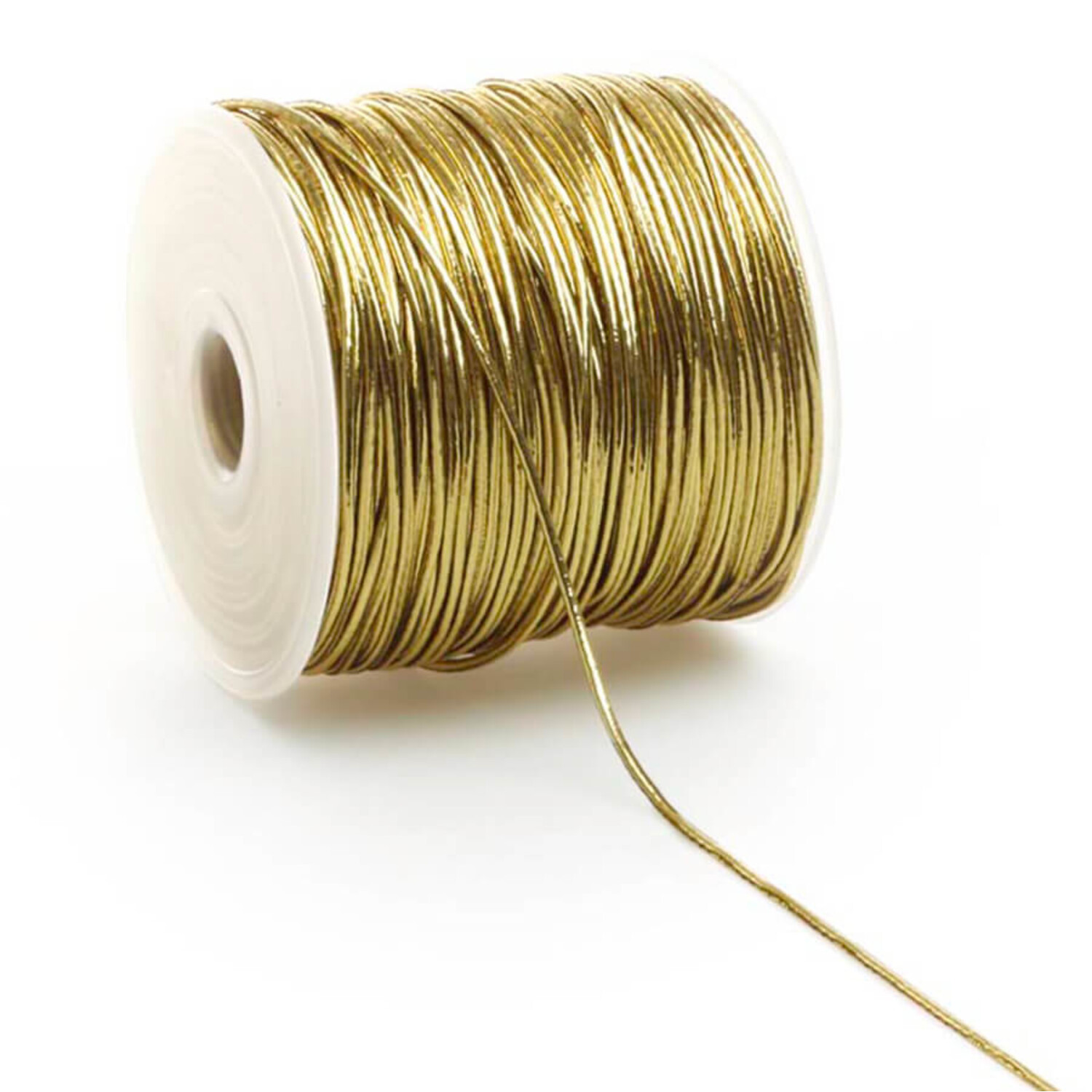 ZDNT 3 Rollen Gouden Tweelingdraad Metaaldraad Gouden Koord Metaaldraad voor 100 m Draadkoord 1,5 mm Breed voor Cadeaupapier Decoratie Knutselen DIY