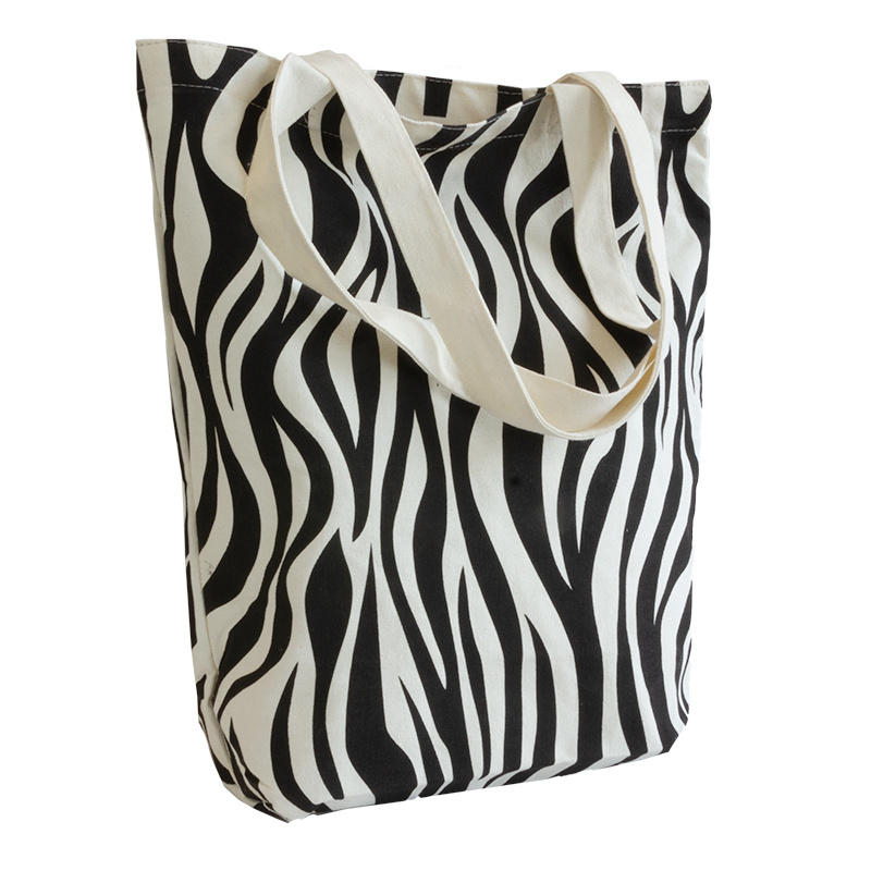 opschorten Zes Vesting 10x canvas shopper Zebra - Al vanaf €inf per stuk !