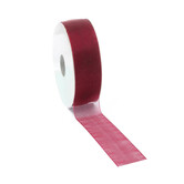 Organza lint Donkerrood 25mm x 50m