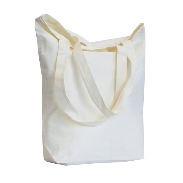 Levering uit voorraad 10x canvas shopper Ecru