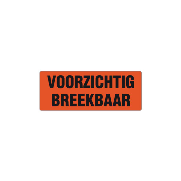 Levering uit voorraad 500x Etiket 'Voorzichtig/Breekbaar'