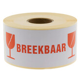 500x Etiket 'Breekbaar'