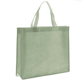 10x Shopper Groen non woven 42x12x35cm