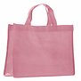 10x Shopper Oud Roze non woven 32x12x25cm