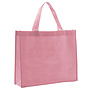 10x Shopper Oud Roze non woven 42x12x35cm