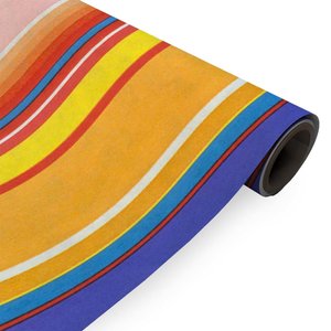 Levertijd ca. 5 werkdagen Inpakpapier Multicolour strepen 30cm x 200mtr