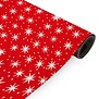 Inpakpapier Sterretjes Rood 50cm x 200mtr