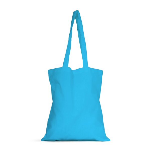 Levertijd ca. 3 werkdagen 25x katoenen tas Turquoise 38x42cm