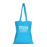 Katoenen tas 38x42 cm turquoise