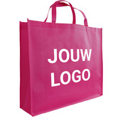 Shopper bedrukken Fuchsia non woven 54x14x45cm - Spoed