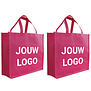 Shopper bedrukken Fuchsia non woven 42x12x35cm - Spoed