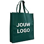 Shopper bedrukken Groen non woven 40x9x42cm - Spoed