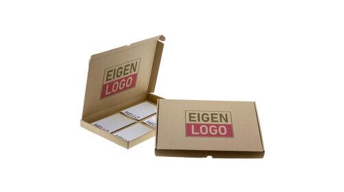 Brievenbusdozen Bovenlader Bruin A4+ bedrukken