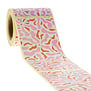 100x sluitsticker Bloemenprint Roze-Rood