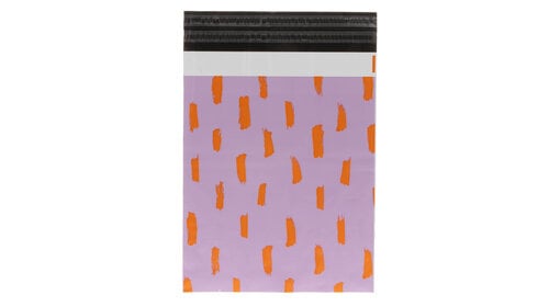 100x verzendzakken Stripes Medium Retoursluiting