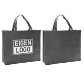 Shopper bedrukken Grijs non woven 42x12x35cm - Spoed