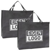 Shopper bedrukken Grijs non woven 54x14x45cm - Spoed