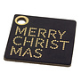 12x Deluxe tags Merry Christmas