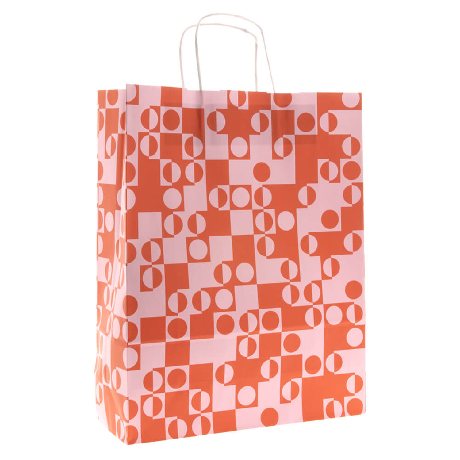 Oranje papieren tasjes sale