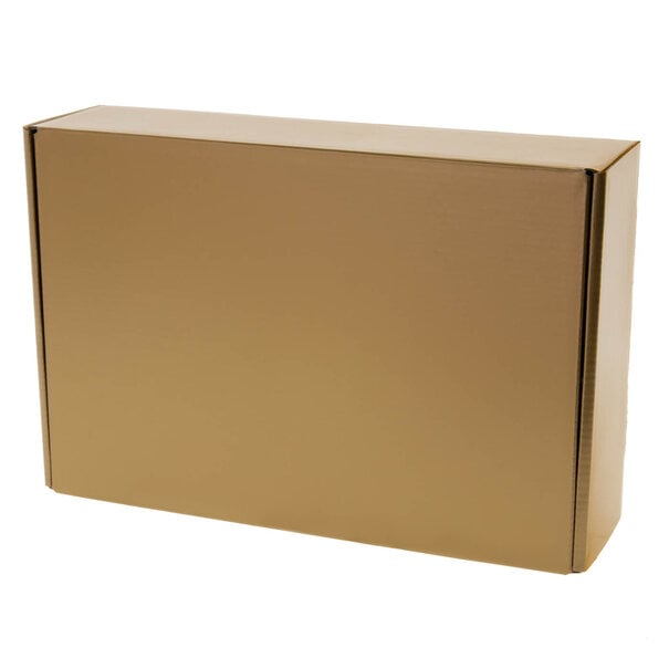 Levering uit voorraad 25x postdozen Goud 280x190x75mm