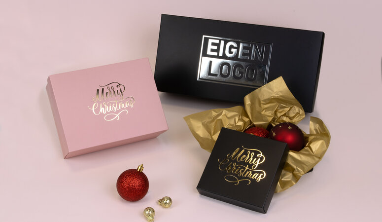 Nieuw bij Rotim Verpakkingen; geschenkdoosjes met hot foil opdruk! 