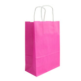 50x Papieren tassen 18x08x24cm met gedraaid handvat