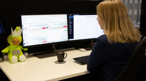 Een kijkje in het bedrijf van Rotim Verpakkingen; onze marketing topper Sandra! 