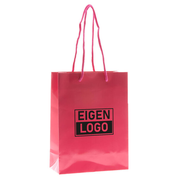 Levertijd ca.10 werkdagen Cadeautasje bedrukken Fuchsia A5
