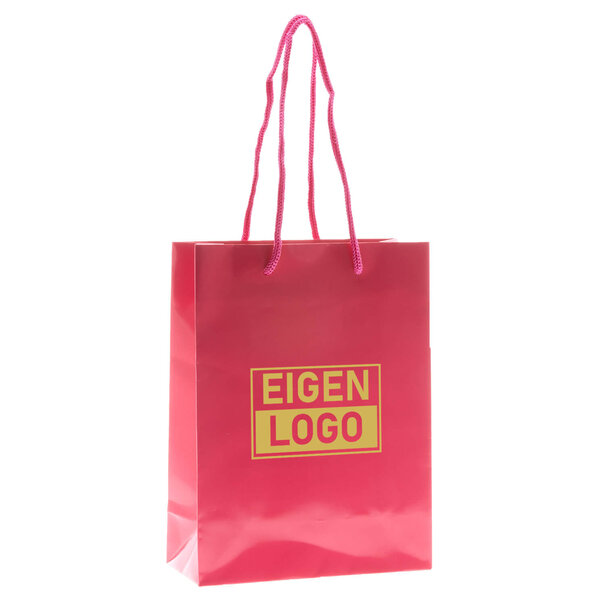 Levertijd ca.10 werkdagen Cadeautasje bedrukken Fuchsia A5