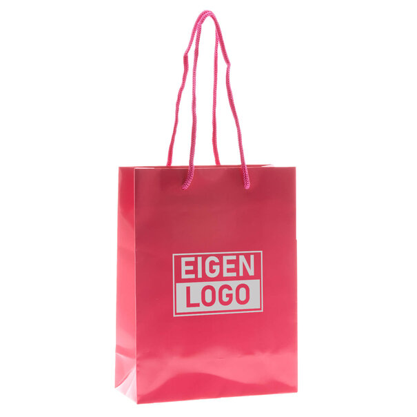 Levertijd ca.10 werkdagen Cadeautasje bedrukken Fuchsia A5