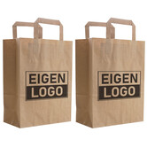 Budget papieren tas 22x12x29cm - Logo bedrukking