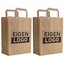 Budget papieren tas 22x12x29cm - Logo bedrukking